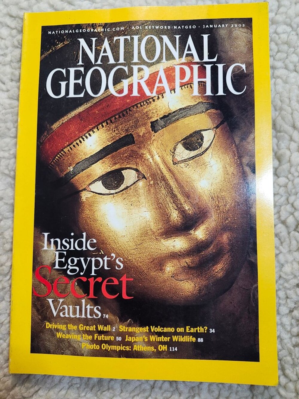 National Geographic Magazine January 2003 Travel Photography Back Issue